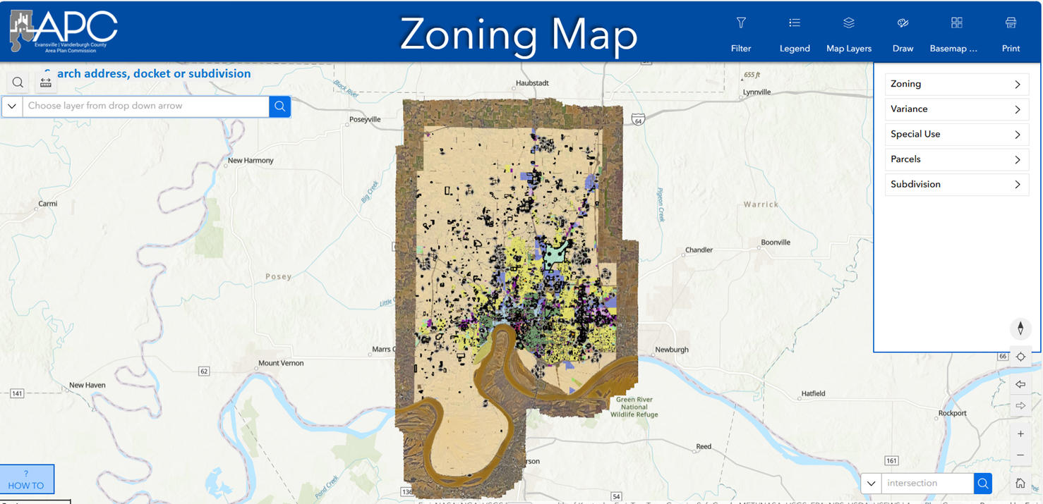 City of Evansville/Vanderburgh County Indiana GIS Hub Portal